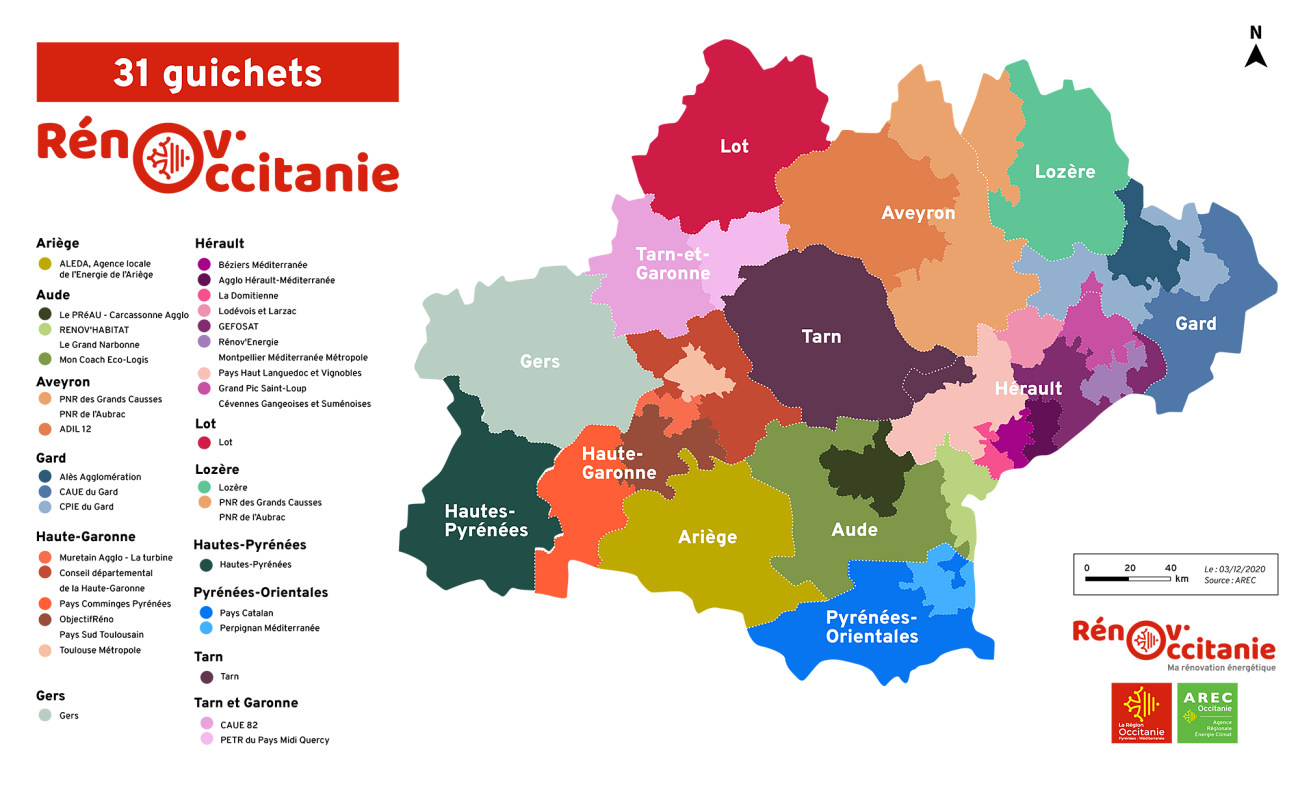 Les 31 Guichets Rénov'Occitanie