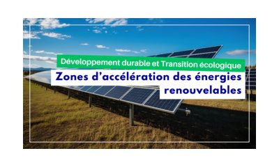19 novembre 2024 : l'enregistrement du webinaire "Zones d'accélération des énergies renouvelables" est disponible