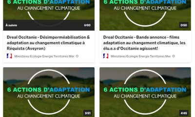 Livrets, plaquettes et vidéos pour faciliter l'appropriation des enjeux de l'adaptation au changement climatique