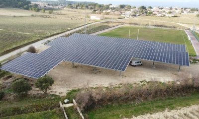 Un parc d'ombrières photovoltaïques 