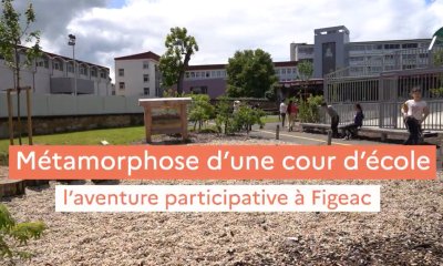 illustration Co-construction pour le réaménagement d'une cour d'école et de ses abords