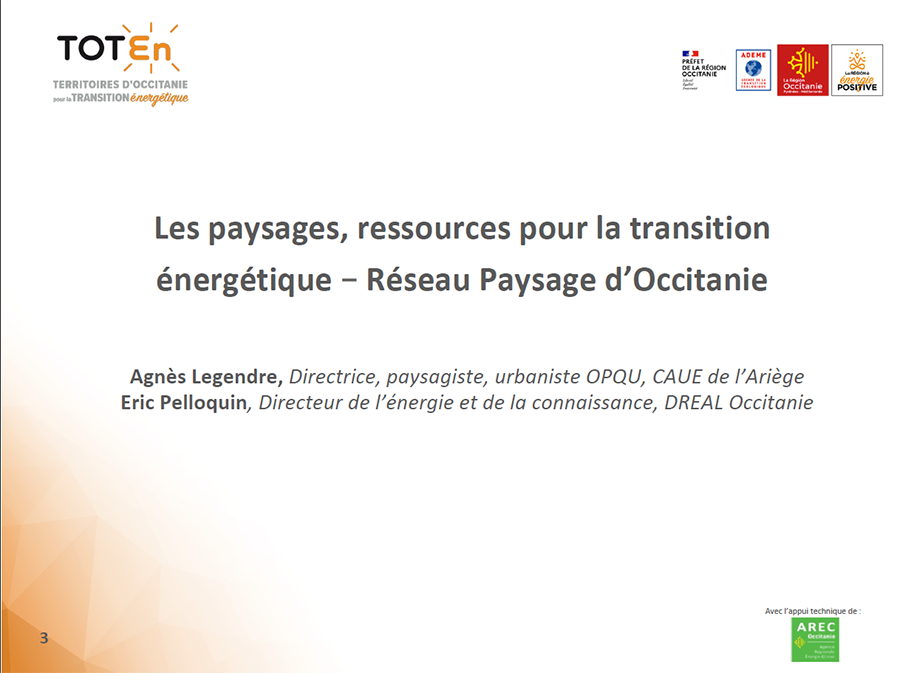 TOTEn6 - Présentation DREAL - CAUE 09