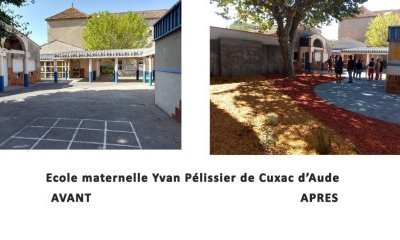 Actions de désimperméabilisation de cours d'école