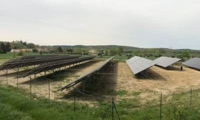 Construction d'un parc photovoltaïque au sol
