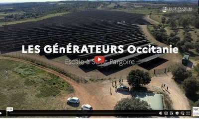 illustration Création d'une centrale photovoltaïque au sol et d'un parc éolien