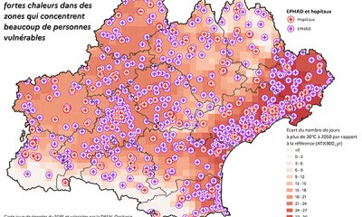 A l'horizon 2050, le changement climatique en Occitanie impacte tous les secteurs de la société 
