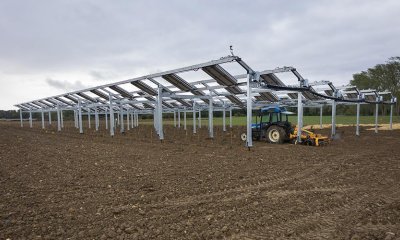 illustration Une installation agrivoltaïque pour expérimenter l'impact sur les cultures